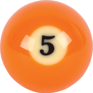 RBSAP_05 Super Aramith Pro Replacement Ball – #5 | Golden Break Billiards